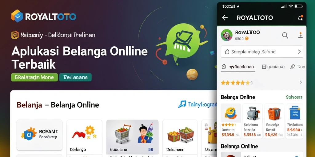 Antarmuka aplikasi ROYALTOTO untuk belanja online.